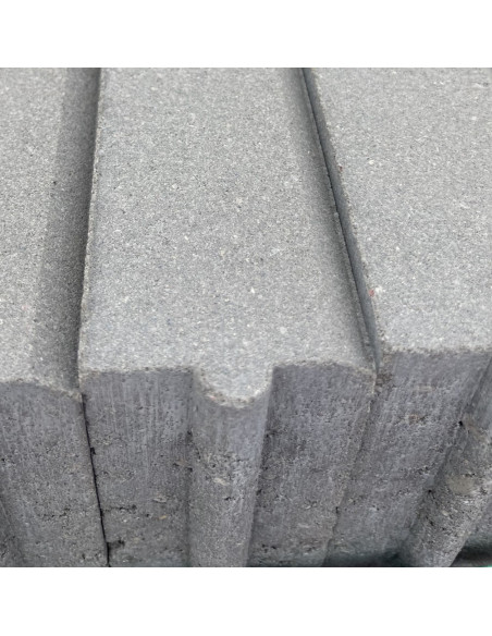Vejos bortas 6, betoninis, storis 6cm, aukštis 20cm, ilgis 100cm, betono spalvos