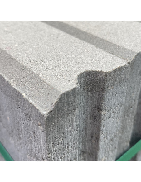 Vejos bortas 6, betoninis, storis 6cm, aukštis 20cm, ilgis 100cm, betono spalvos