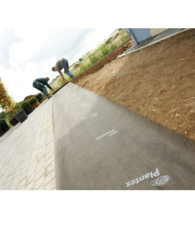 Geotekstilė Plantex PREMIUM, plotis 2.0m, storis 68g/m2 [rulone 50m]