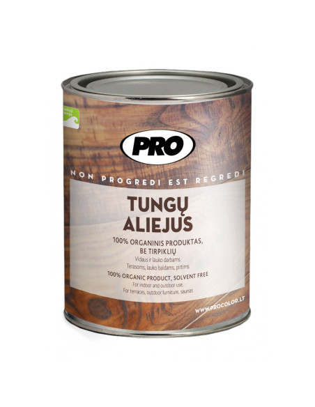 Tungų aliejus 0.9L PROCOLOR. Statybinės medžiagos