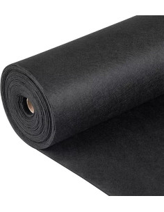 Geotekstilė neaustinė, juoda, plotis 2m, storis 200g/m2 (rulone 50m, t.y. 100m2)