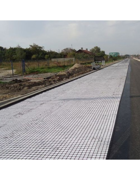 Geokompozitas PolGrid FSR BX – geotinklelis su geotekstile