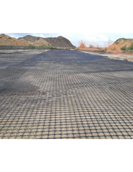 Geokompozitas PolGrid FSR BX – geotinklelis su geotekstile