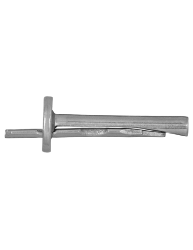 Pleištinis metalinis ankeris luboms 6x40/35mm. Skirtas greitam montavimui betone kalant. Atsparus ugniai, cinkuotas. Pakuotėje 1