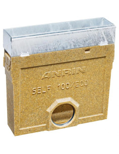 ANRIN SELF įtekėjimo dėžė 0,5 m su reviziniu dangčiu, 500×120×490 mm