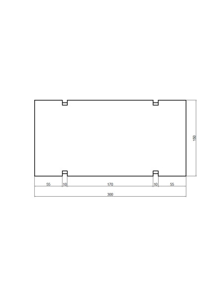 Betoninė kelio plokštė, sustiprinta, 300x150cm, storis 15cm